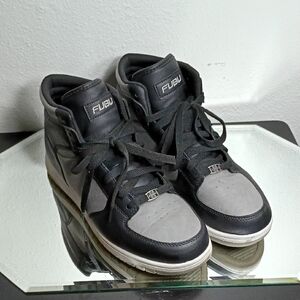FUBU Men's Black and Gray Sneakers